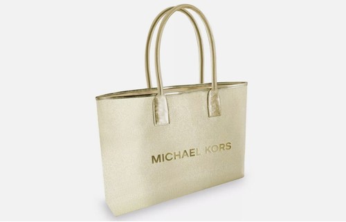 Michael kors gold tote - michael,