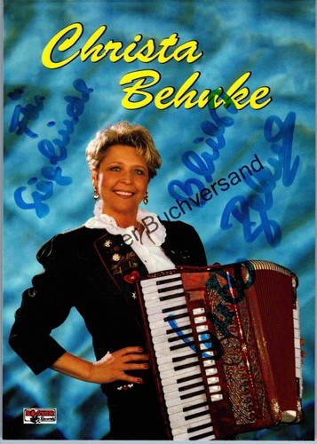Autografo originale christa - autografo,