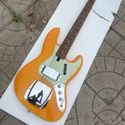 Basso elettrico arancione - basso,