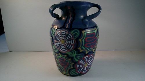 Vaso ceramica artistica anfora