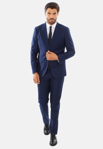 Completo uomo blu quadretti - uomo,
