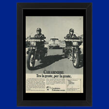 Anni ' 80  * Pubblicità Originale "Carabinieri, Tra La Gente per La Gente, Moto"