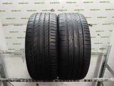 2 PNEUMATICI USATI 225 45 R17 91 W CONTINENTAL CONTISPORT CONTACT 5 RUNFLAT