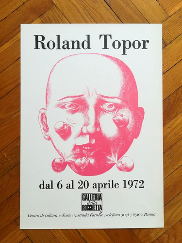 Locandina mostra roland topor - mostra,