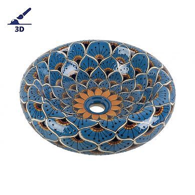 Lavabo ceramica colorata in - lavabo,