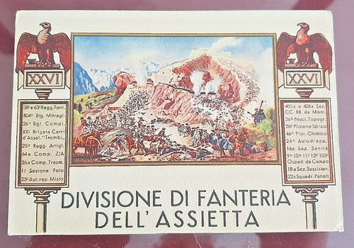 Cartolina divisione - cartolina, di