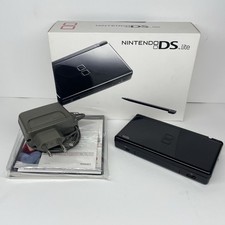 Nintendo Ds Lite Nero Con Scatola, Boxato, Completo. Ottime Condizioni Testata