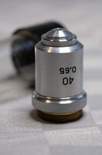 LOMO obiettivo retrattile acromatico 40x 0.65 RMS *PERFETTO*