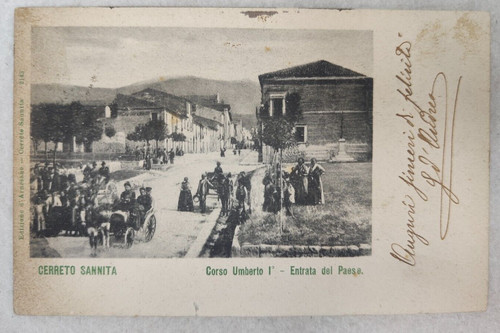 Cartolina cerreto sannita - cartolina,
