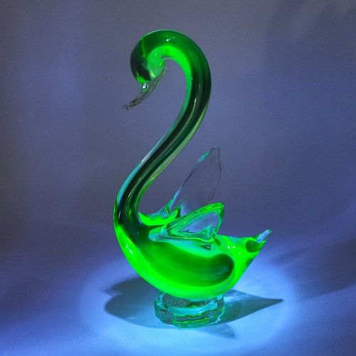 Cigno vetro sommerso - vetro,
