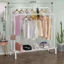 Stender Stand Appendiabiti Attaccapanni Barra Doppia Metallo Bianco reb