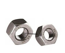 DADI ESAGONALI IN ACCIAIO INOX A4 AISI 316 GRADO MARINO MEDI DA M3 A M30 UNI5588