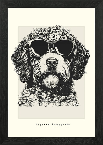 Lagotto romagnolo schizzo - romagnolo,