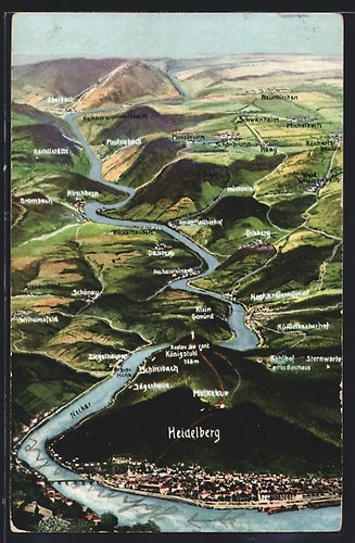 Heidelberg neckartal mit - heidelberg,,
