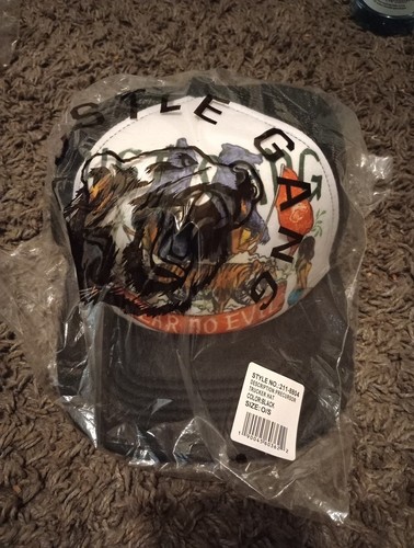 Snapback uomo hustle gang fear - uomo,
