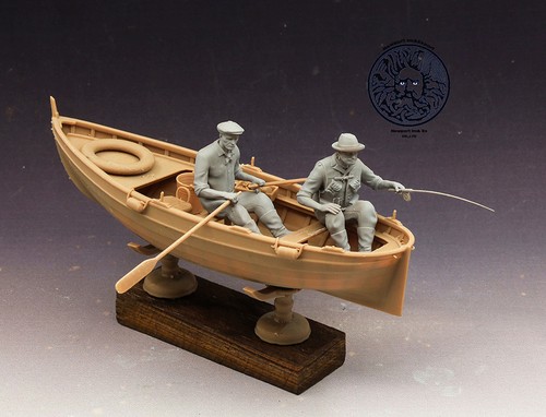 Kit modellino barca pesca - kit,