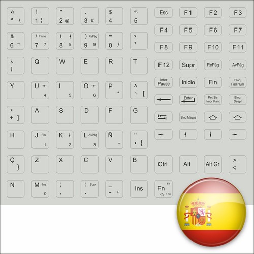 Spagna keystick adesivo - spagna,