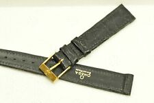 Cinturino Omega Originale In Pelle Nera 14Mm Z23