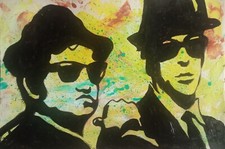 Blues Brothers Painting Street
