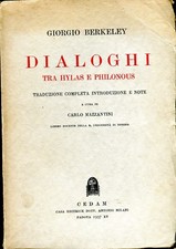Berkeley Giorgio DIALOGHI TRA