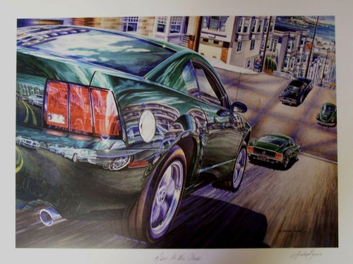 Ford bullitt mustang - bullitt, art