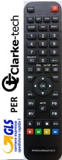 Telecomando per decoder CLARKE-TECH selezionare il modello arriva già pronto