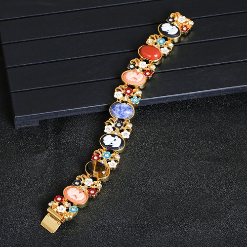 Bracciale cammeo resina