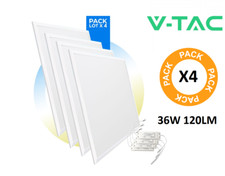 Lampada pannello led 60x60  plafoniera ad incasso luce 4000 4500k 6500-7000k