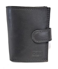 Portacarte a libro in pelle