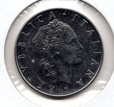 1956 Italy 50 Lire (1074)