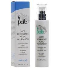 VITAPELLE LATTE DETERGENTE VISO 200ML ACIDO IALURONICO ANTIRUGHE PHYTO SINTESI