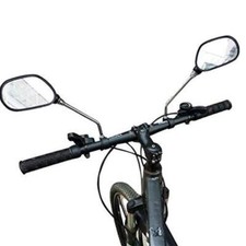 COPPIA 2 SPECCHIETTI RIGIDO BICI RETROVISORE SPECCHIO BICICLETTA DESTRO/SINISTRO