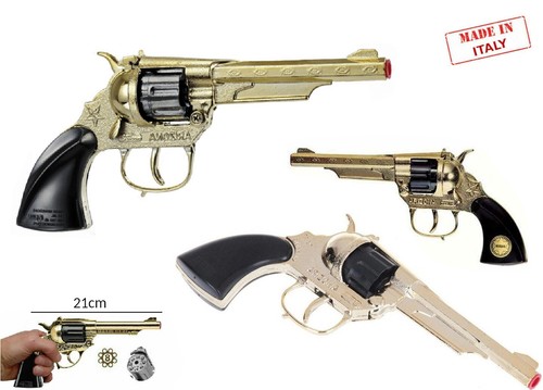 Pistola cowboy metallo - pistola,