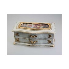 CARILLON MECCANICO BAULE PORTAGIOIE E BALLERINA ROTANTE MELODIA per ELISA 24110