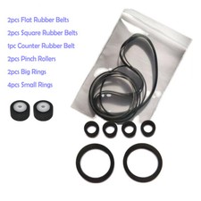 Nastro in gomma cinghia di trasmissione e rullo pizzicante e pneumatici folli set per Walkman Sharp GF-777