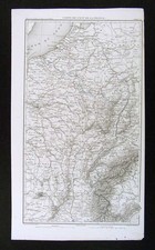 1859 Mappa Duvotenay Francia