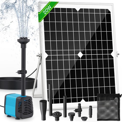 Pompa solare per laghetto - , e