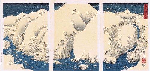 Hiroshige monti kiso - kiso, nella