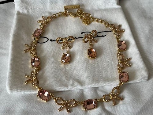 Collana orecchini oscar de - e,