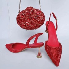 Sandali donna a punta strass