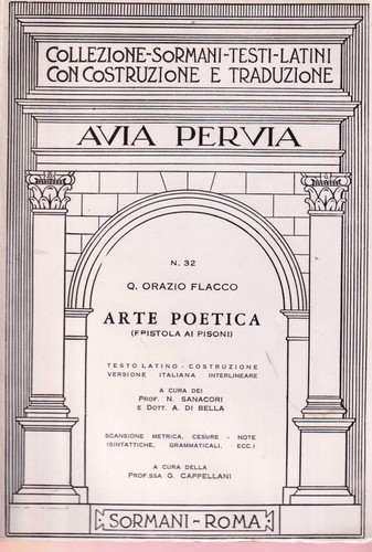 Arte poetica epistola - arte, ai