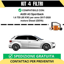 Kit 4 Filtri Tagliando per