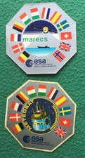 Adesivo Sticker vintage ESA MARECS E METEOSAT PROGRAMME