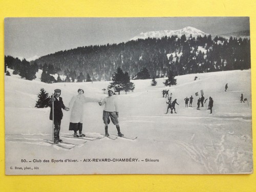 Cpa rare aix les bains - rare,