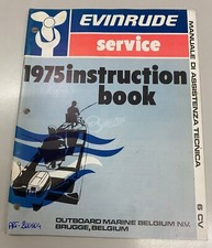 Manuale manutenzione cod. 200004 per Evinrude/Johnson 6 HP 2T anno 1975 nautica