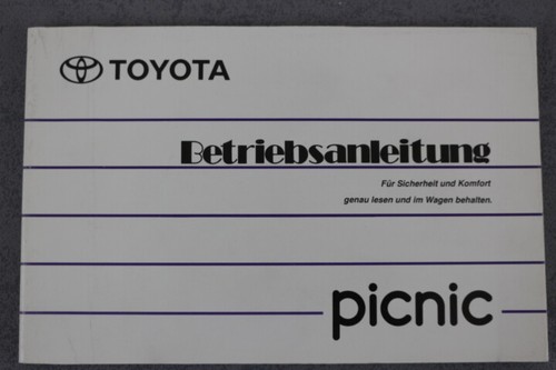 Toyota picnic manuale uso e - manuale,