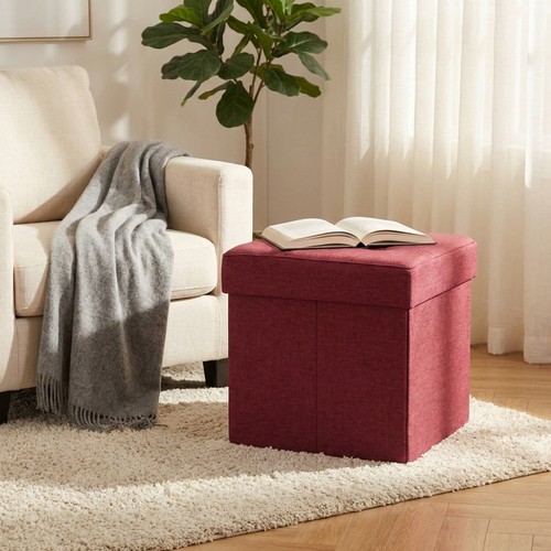 Pouf contenitore quadrato - pouf,