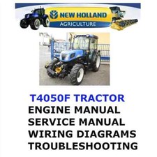 NEW HOLLAND T4050F TRATTORE MANUALE OFFICINA SERVIZIO RIPARAZIONE MOTORE PDF