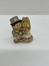 Statuina matrimonio sposo sposa per decorazioni torta tavolo casa evento...