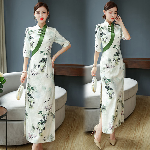 Abito donna lungo - , cheongsam